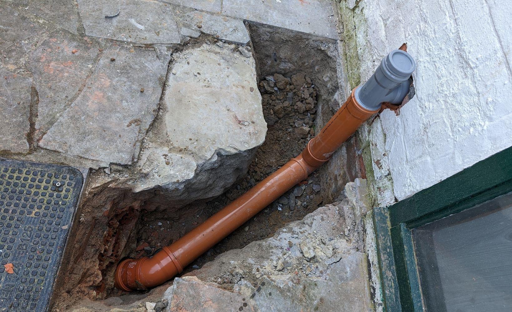 Remplacement d'égout à Braine-l'Alleud - Inspection et Travaux
